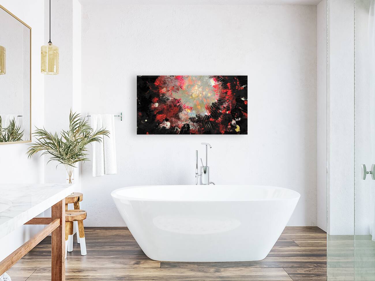 Fiery Landscape  Reproduction