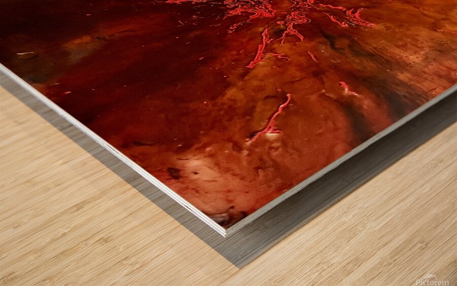Lava Flow Wood print