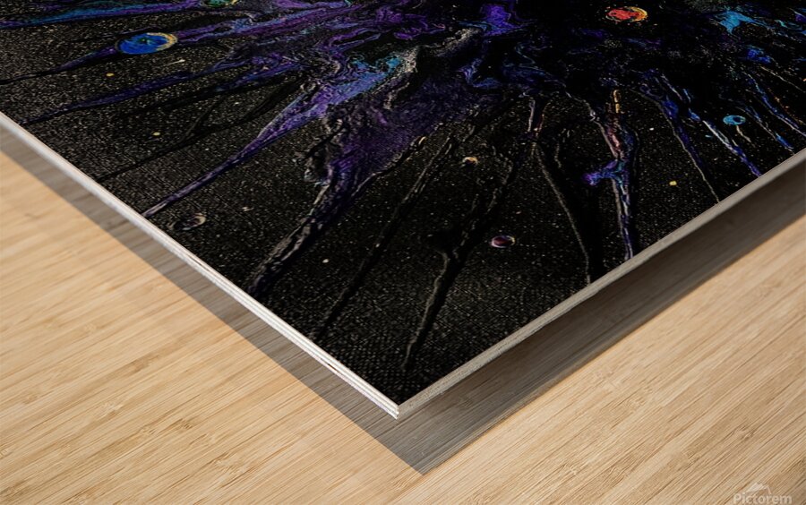 espacio profundo Wood print