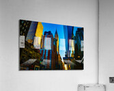 New York in Blue Acrylic Print