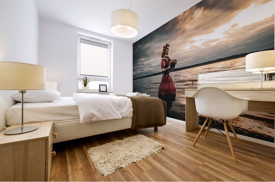 Crimson Reve Mural print