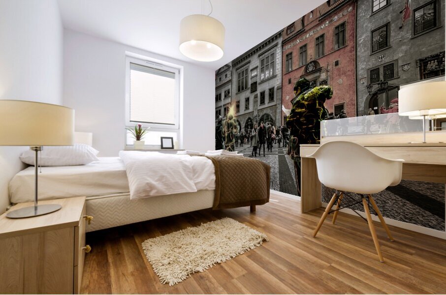 Prague Observers Mural print