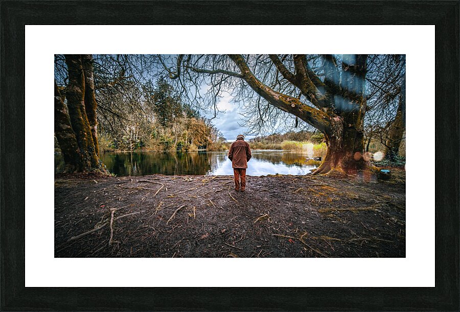 Old Man & The River Picture Frame print