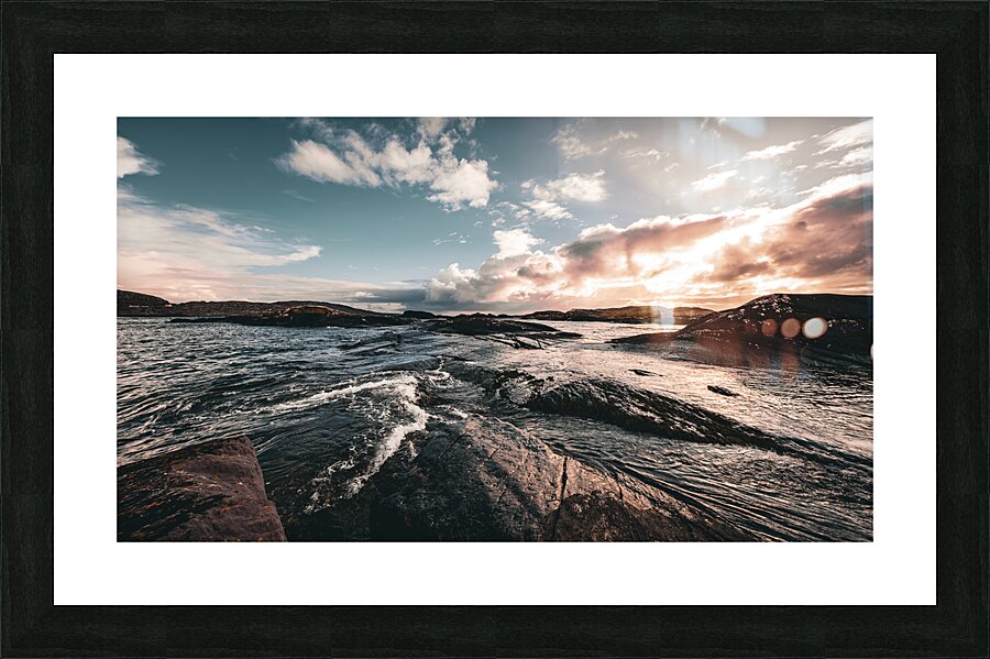 Derrynane Beach Picture Frame print