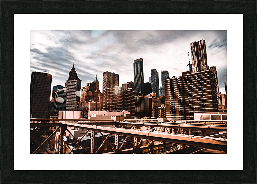 New York Skyline Picture Frame print