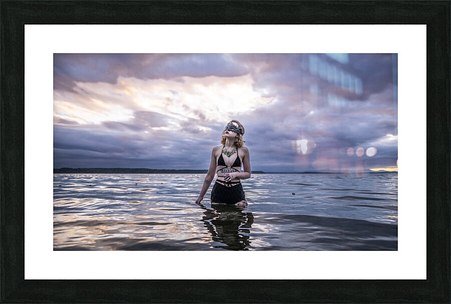 Solace in Celestial Tapestry Picture Frame print