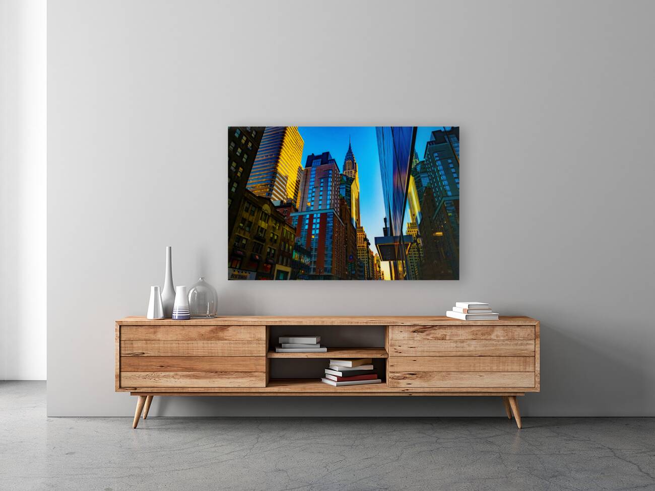 New York in Blue Reproduction