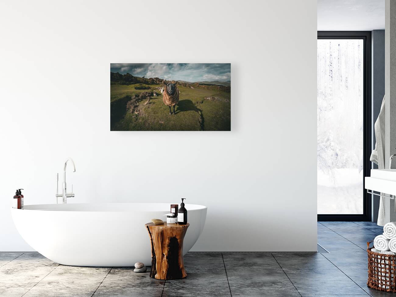 Sheep in the Faerie Circle Reproduction