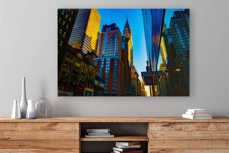 New York in Blue Reproduction