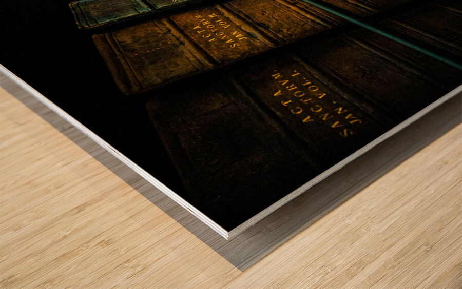 Marshs Library Wood print