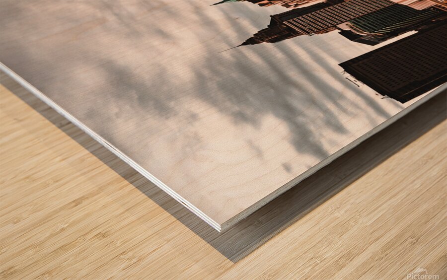 New York Skyline Wood print