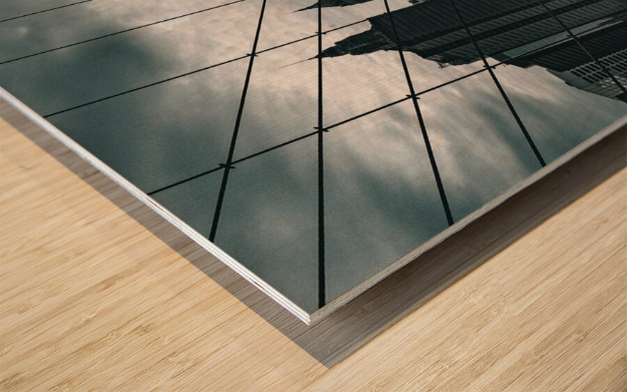 Surreal NY Wood print