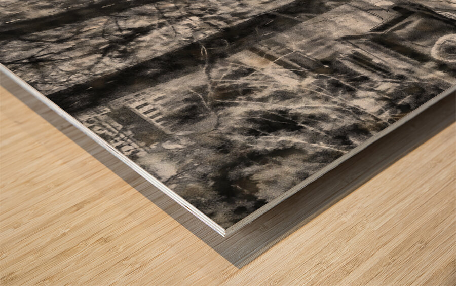 The Stranger Wood print