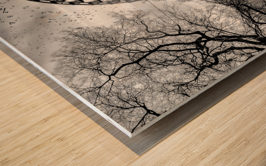 A Thought Wood print