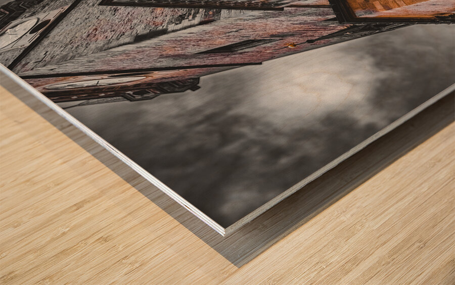 Astronomical Clock Tower Prague Wood print