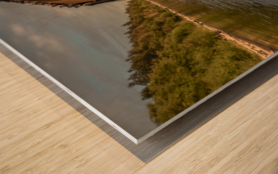 The Sun Deceptive Wood print