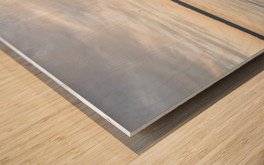 Spheres Whispers and Silence. Wood print