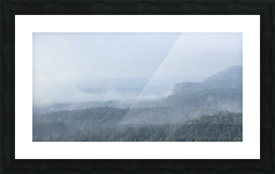 Misty Mountains Picture Frame print