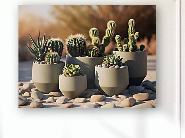 Botanic Art: Succulent and Cactus Planters for Modern Home Decor & Unique Gifts by Nexanovart