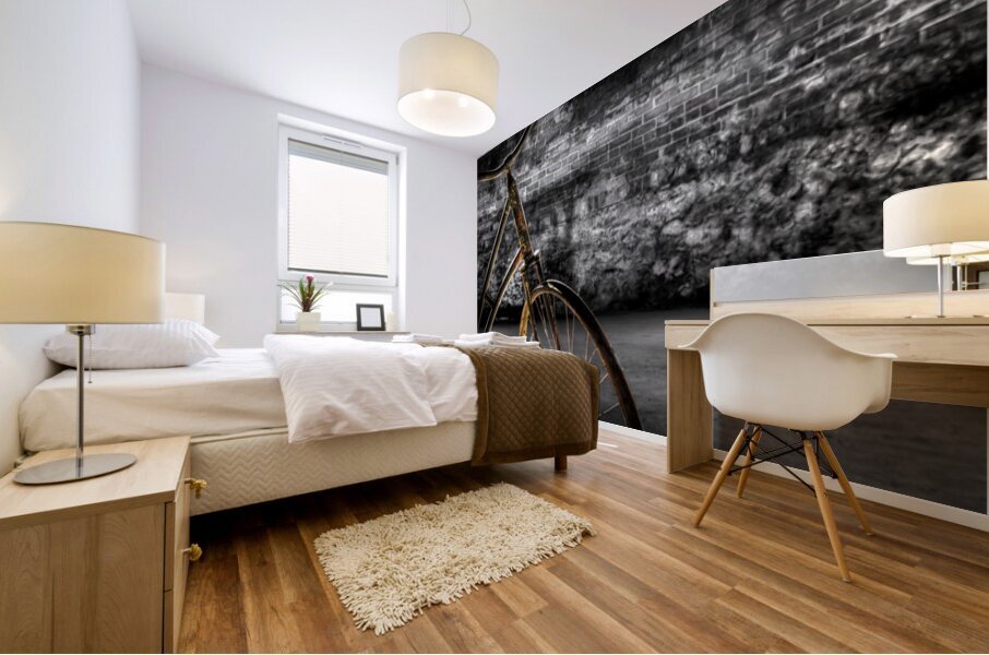 shadowcaster spot rust bw 36x24 Mural print