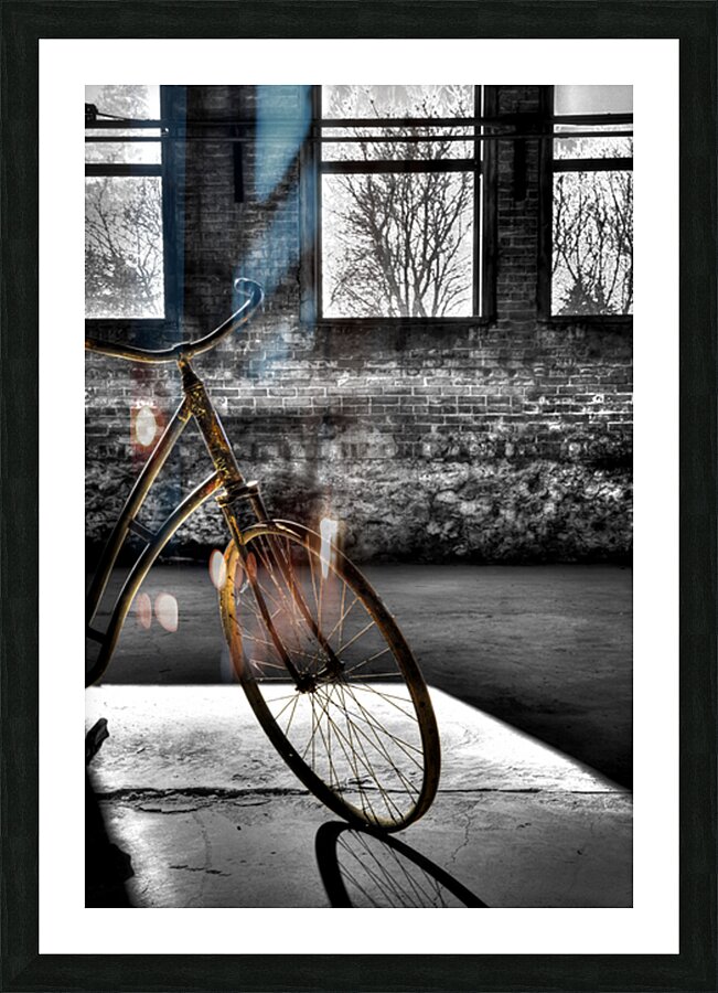 shadowcaster spot rust bw 36x24 Picture Frame print