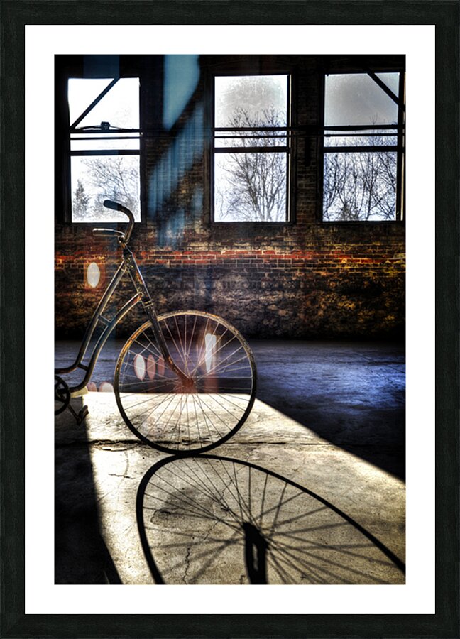 shadow f w Picture Frame print