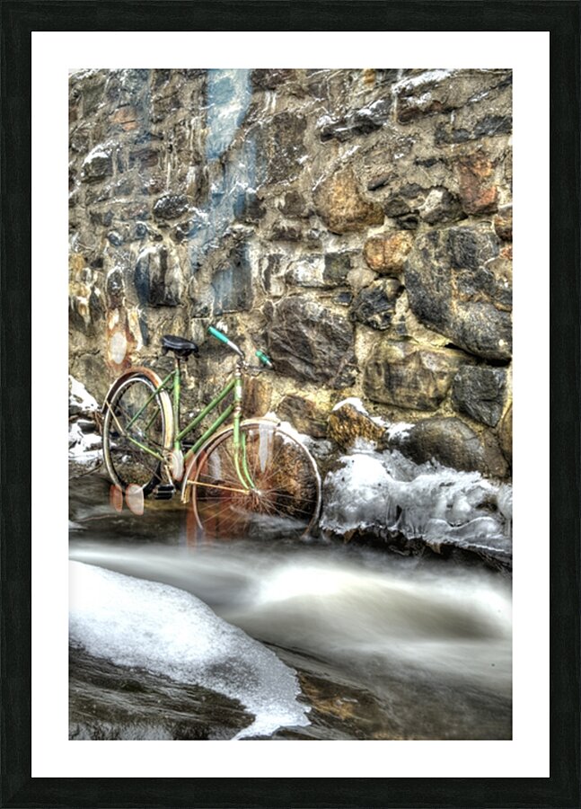 vertical stonewall Picture Frame print