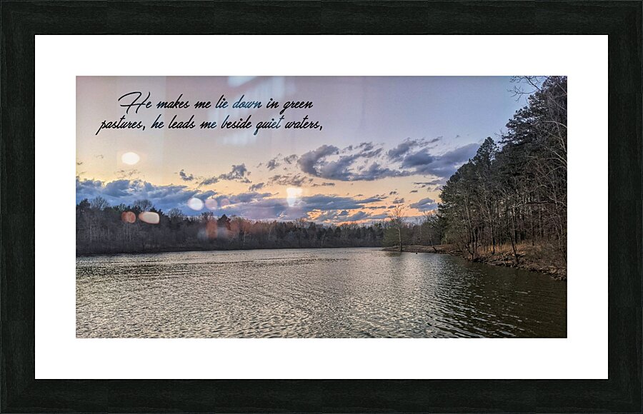 Quiet Waters Picture Frame print