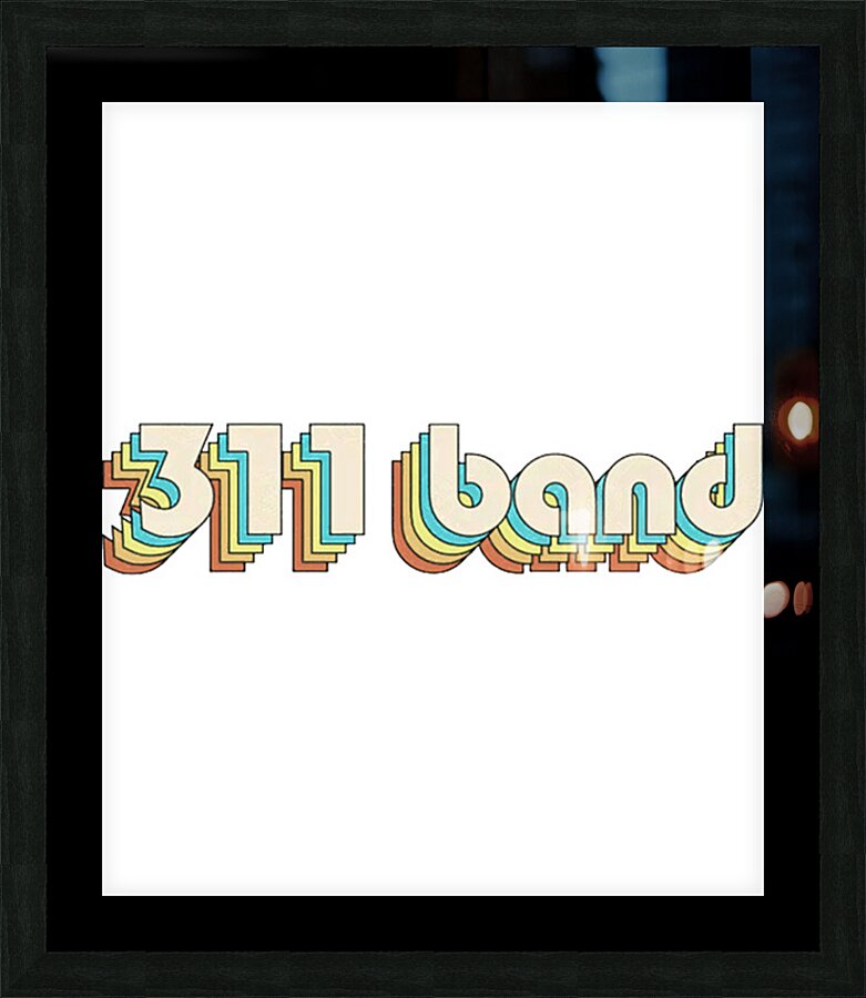 311 Band 10 Picture Frame print