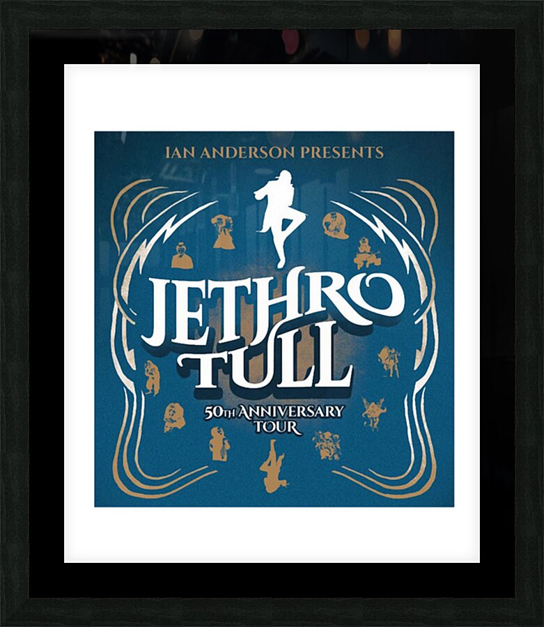 Jethro Tull 38 Picture Frame print