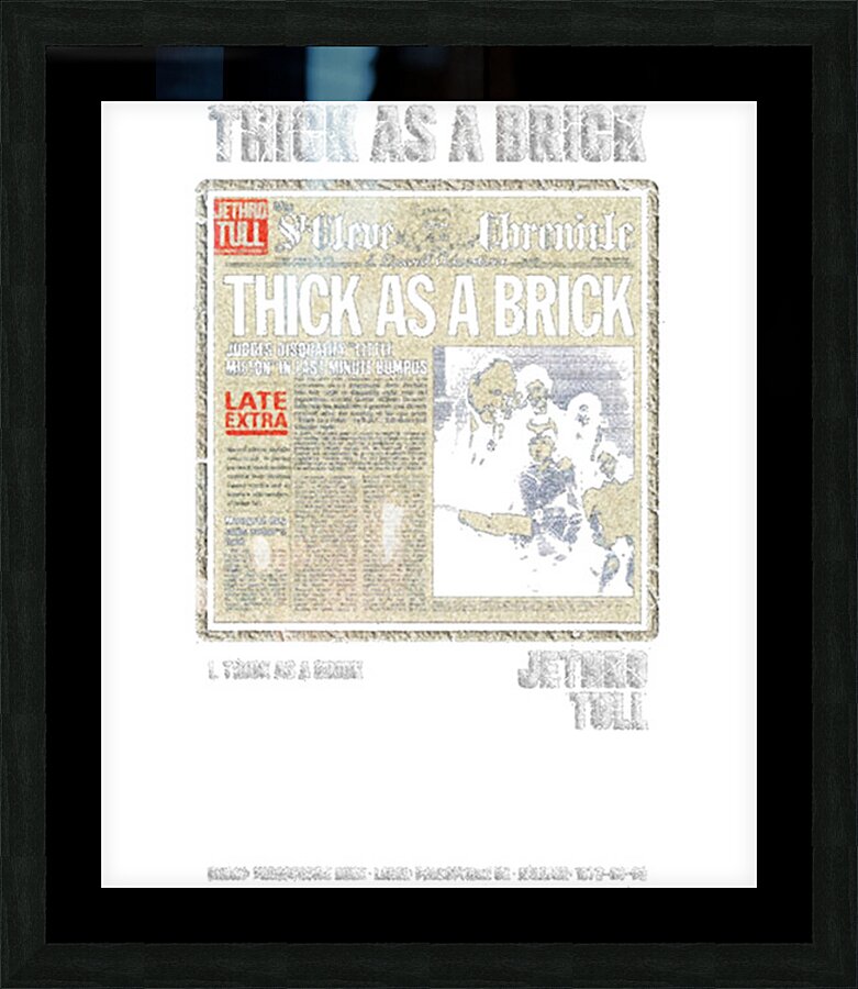 Jethro Tull 46 Picture Frame print