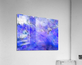 Textured Purple Acrylic Print