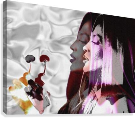 Jennifer Lopez Abstract  Canvas Print