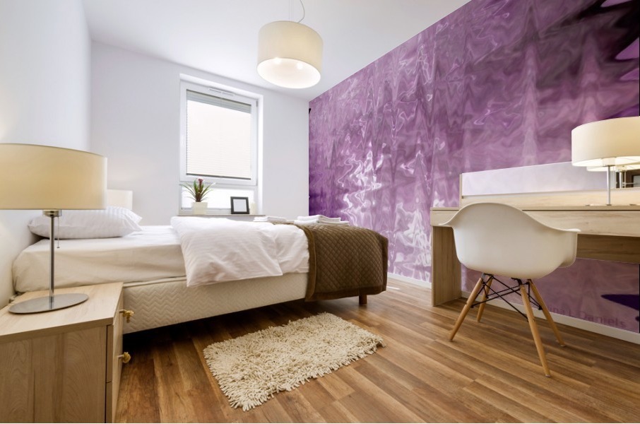PurplePassion Wave Mural print