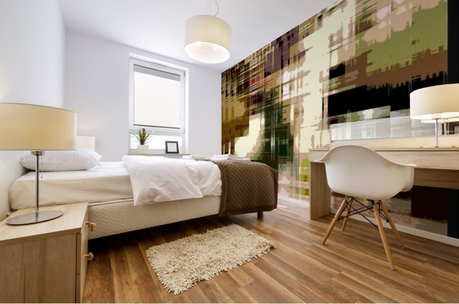 3LevelAbstract Mural print