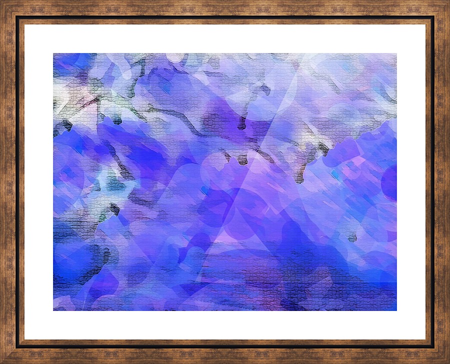 Textured Purple Picture Frame print