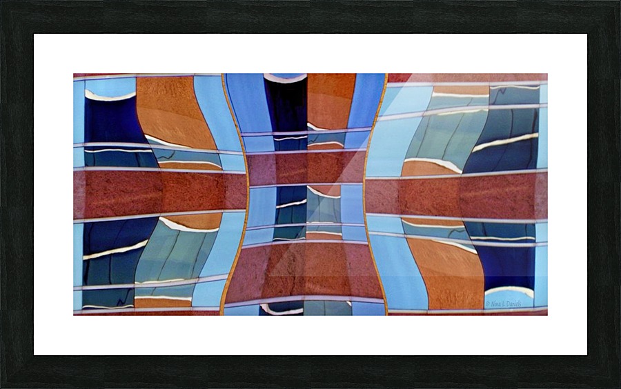 3 Pinched Windows Picture Frame print