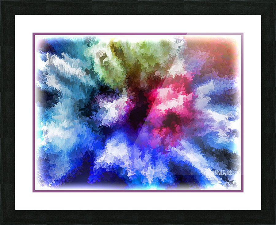 Mind Splash Picture Frame print