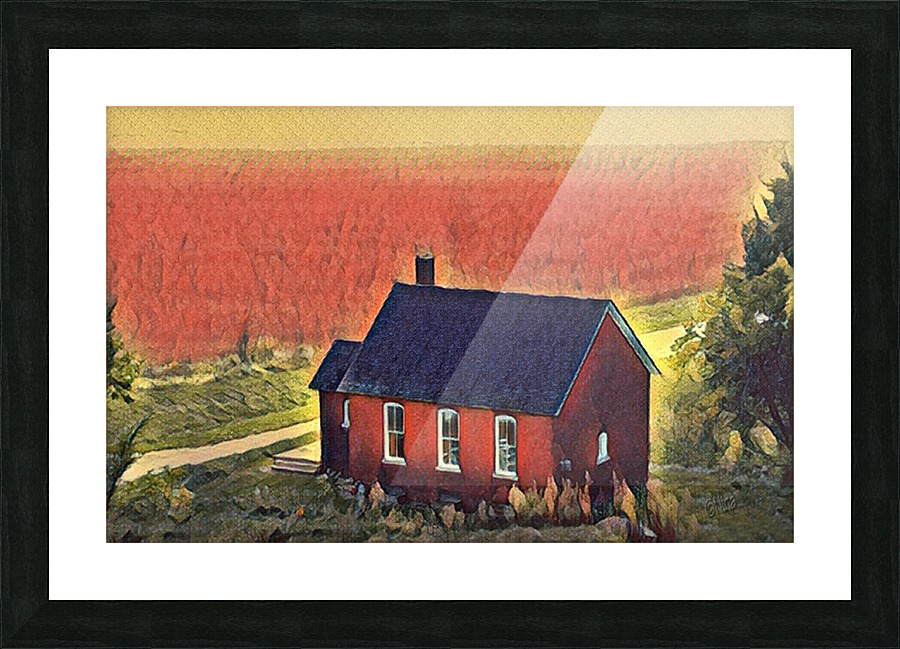 Little House Picture Frame print