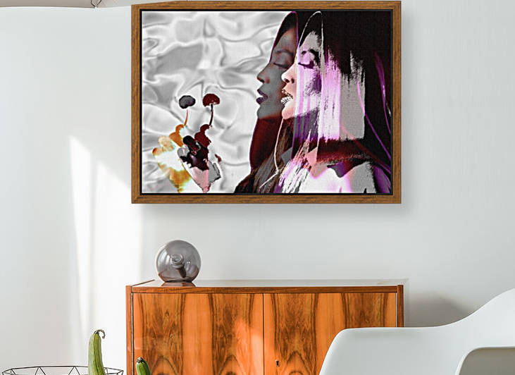 Jennifer Lopez Abstract  by Nina