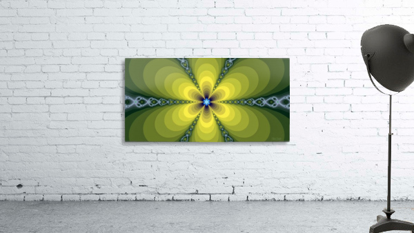 Fractal Green Wall Preview