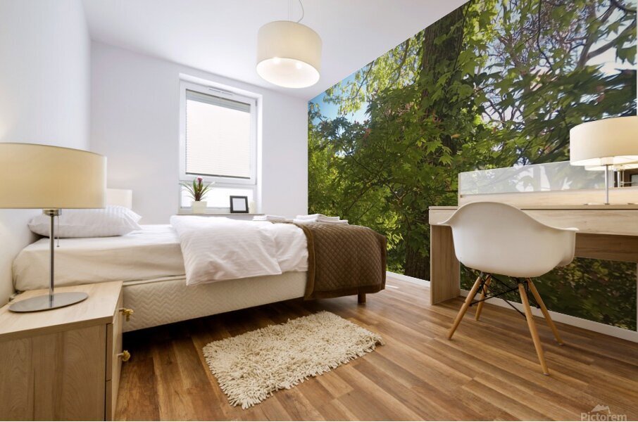 Green Mural print