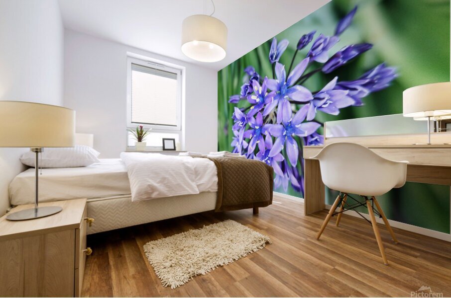 Purple Pash Mural print