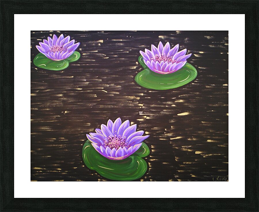 Waterlilies  Picture Frame print