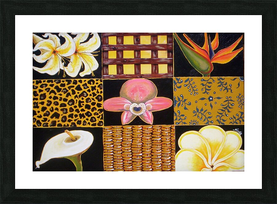 Collage Picture Frame print