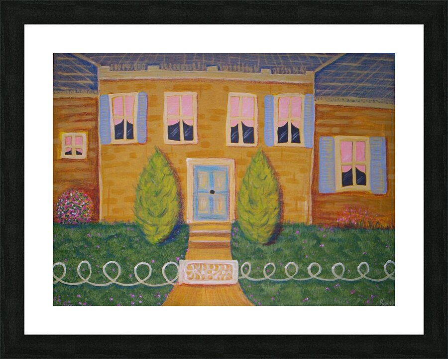 Cottage Whimsy Picture Frame print