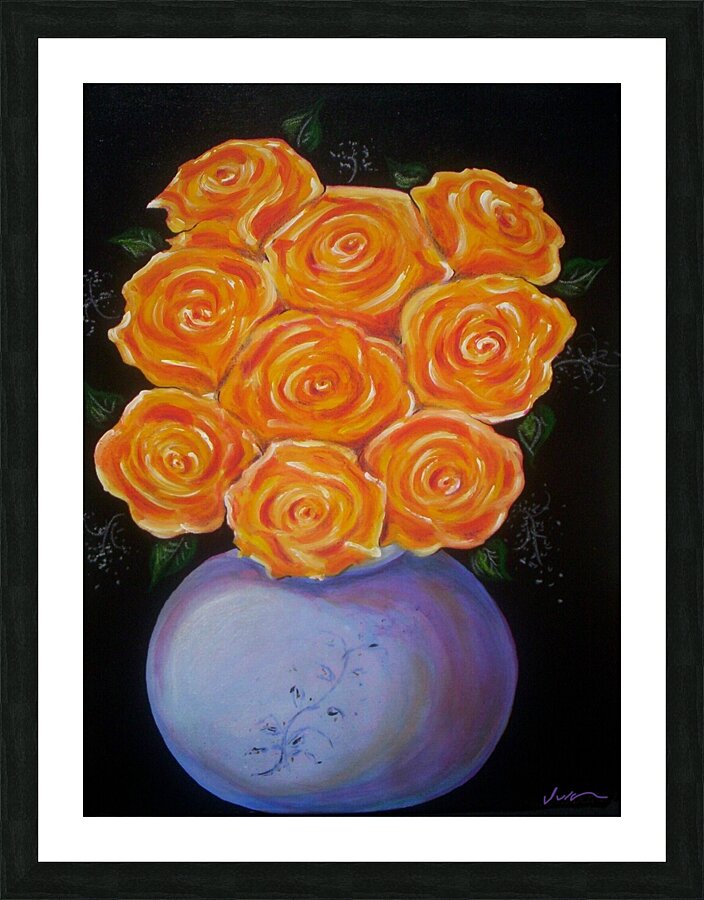 Sweet Roses Picture Frame print