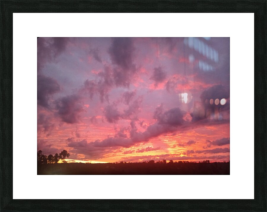 On Fire  Picture Frame print
