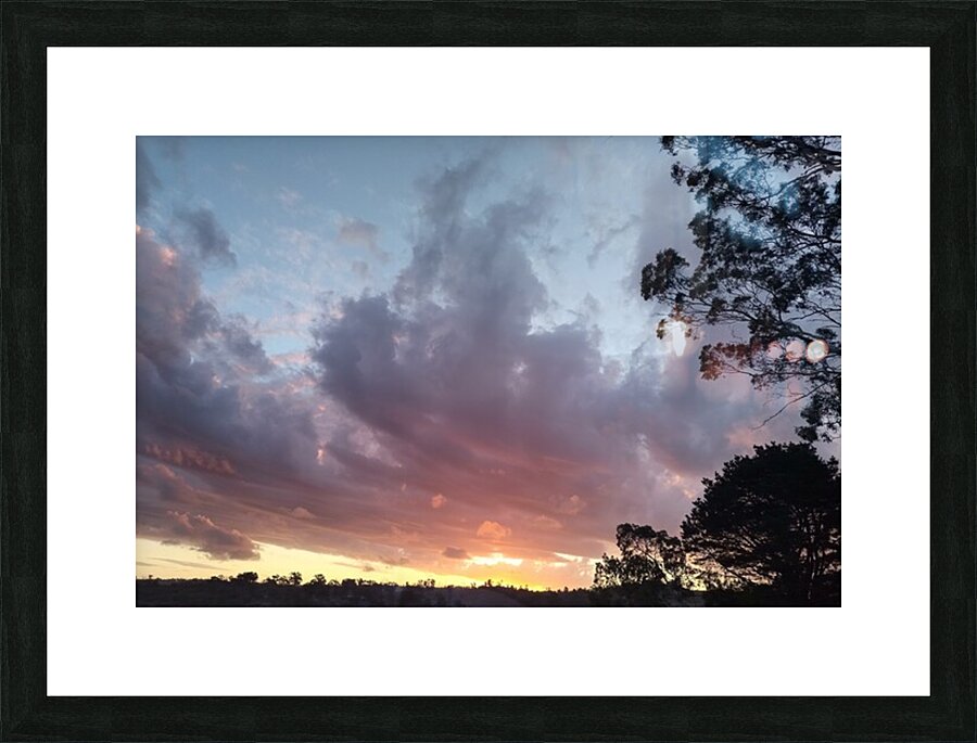 Sun Down Picture Frame print