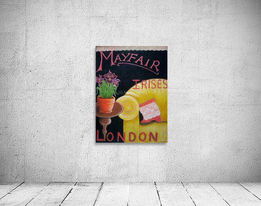 Mayfair Irises London Wall Preview